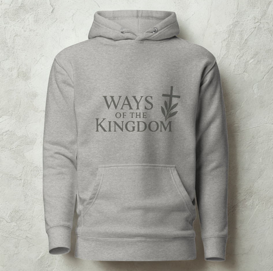 Ways of the Kingdom™ Premium Unisex Hoodie — Faith Pullover with Cross & Olive Branch Design
